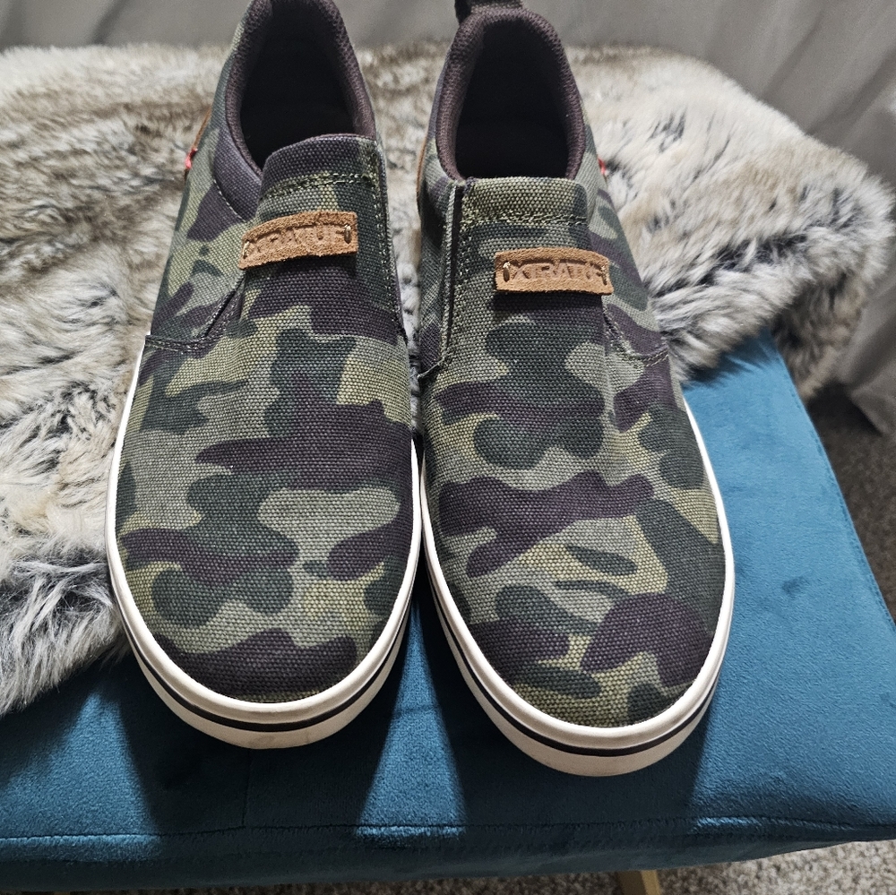 Camo Slip-On Sneakers